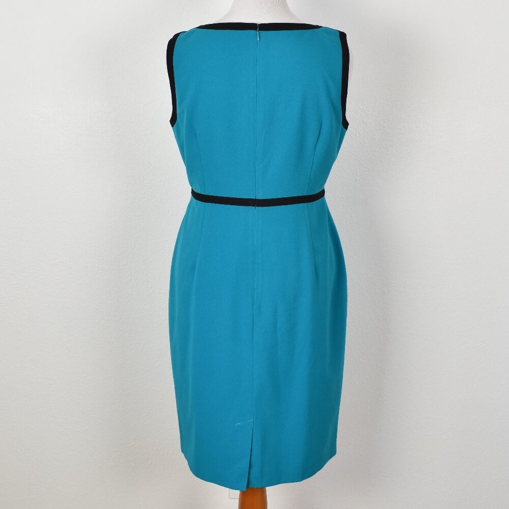 Calvin Klein Piped Colorblock Sheath Dress - 14 - Picture 5 of 8